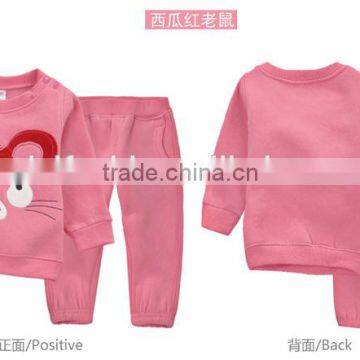 Custom Autumn New Design Casual Hoody Fashion Leisure Kids Hoody and Pants Children Clothing Set photo-6