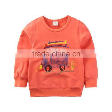 S32298W New Boys Cotton Sweater O-neck Hoodies Child Toddler Boy Cartoon Sweatershirts photo-2