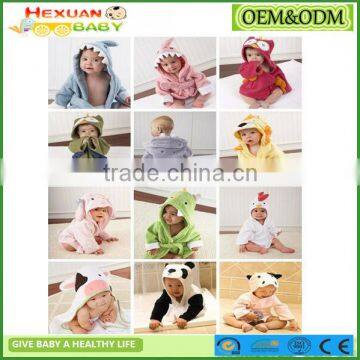 Hooded Animal Bathrobe Cartoon Baby Towel Character 11