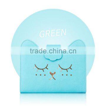 48K PU Cover Planner 6 Holes Loose Leaf Binder Clip Organizer Customizable Debossed/embossed Logo Animal Shape Hadbag Notebook photo-5