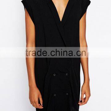 Kater Dress With Textured Seam Detail and Short Sleeves photo-3