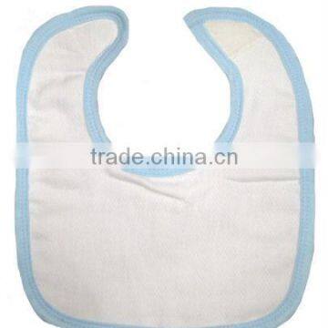 100% Cotton Birdseye Bibs (White & Unbleached)