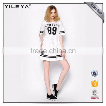 Customizable Alphabet & Pattern Printing Ladies Black Dresses photo-6