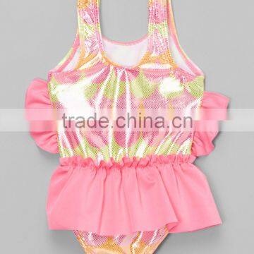 New Fashion Girl Beachwear With Pink Fish Skirted One-Piece Girl Swimsuit Girls Wear G-NP-S905-336 photo-2