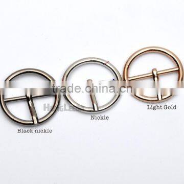 25mm 1inch Metal Alloy Pin Buckle Big Round Belt Bag Buckles Nickle,black,gold Colors BK-085 photo-3