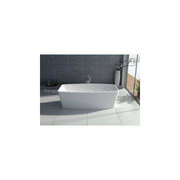 Square Resin Stone Bathtub