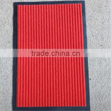 Polyester Non-Woven Needle Punch Stripe Pvc Backing Carpet China Manufacture