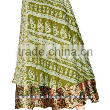 Multi Wear Two Layered Wrap Skirts