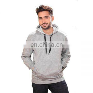 Gray Cotton Hooded Neck Full Sleeves Hoodie