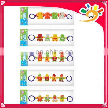 Lovely Baby Play Set Rattle Bell,Cute Cartoon Animal Design Rattle Bell Toys