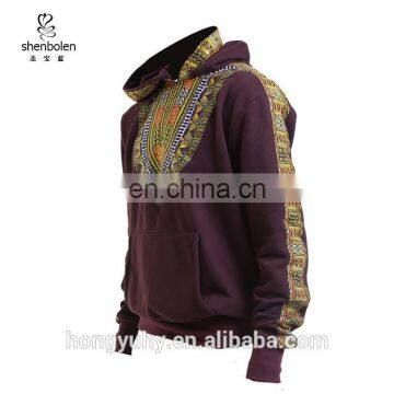 wholesale African men clothing dashiki hoodie sweater