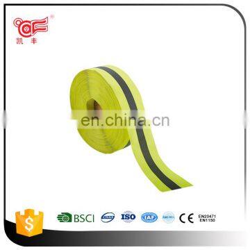 Multi coloured reflective polyester webbing with high reflective tape K-11