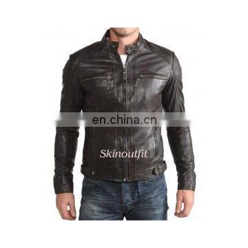 Mens leather Jacket strong idea with shape well