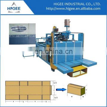 Manufacture price of Corrugated cardboard carton box fold glue machine