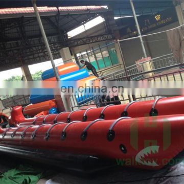 HI top quality excited water banana boat, pvc inflatable banana boat price