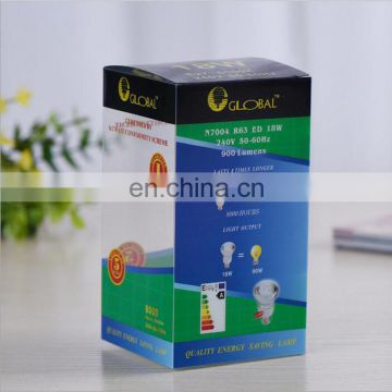 Direct factory manufacture customized White plastic box,PET/PP/PVC plastic packing box for lamp