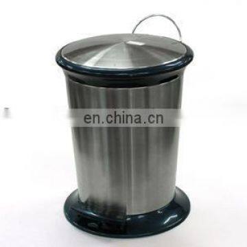 2014 hot stainless steel foot pedal waste bin