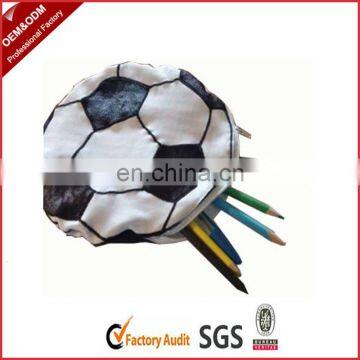 Novelty football shape pencil bag for football club