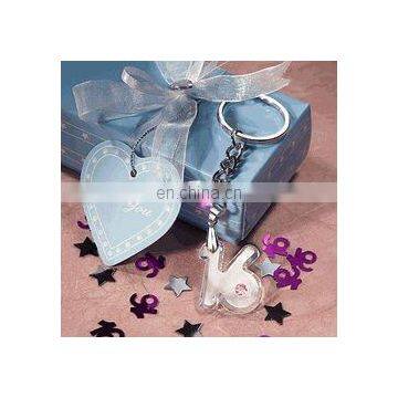 Choice Crystal Sweet 16 Key Chain Favors