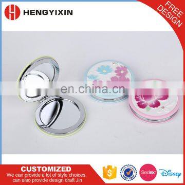 Custom Design Mini Portable Folding Compact Hand Mirror