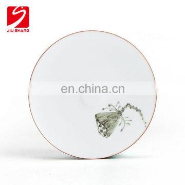 Handled Stoneware Square Silvergrey Table Wedding Drink Coasters photo-2