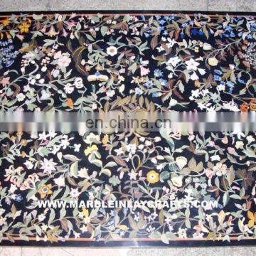 Marble Inlay Table Tops, Inlay Marble Pietra Dura Dining Table Top