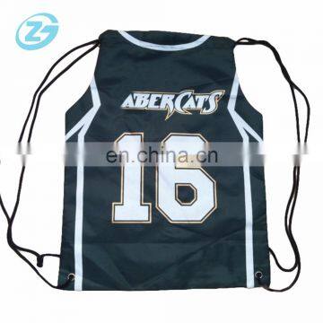 Personal Soccer Basketball Shirt Style Nylon Polyester Fabric Drawstring Gym Sports Bag