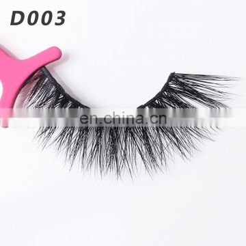 D003 3d mink eyelashes individual wholesale 100% Siberia mink eyelash extensions