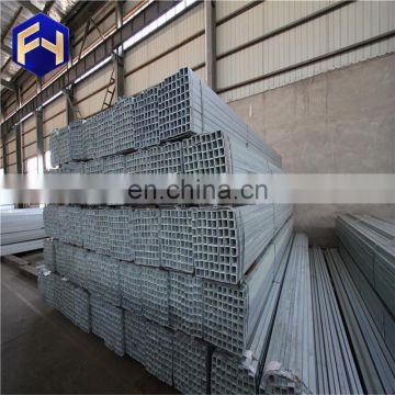 Professional tube 10 x 20 galvanized high quality of pre-galvanizend square pipe with CE certificate