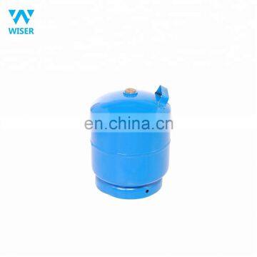 DOT CE ISO4706 3kg 7.2L Empty Lpg/propane/butane Gas Cylinder/tank/bottle Africa for Cooking Camping BBQ Kitchen photo-3