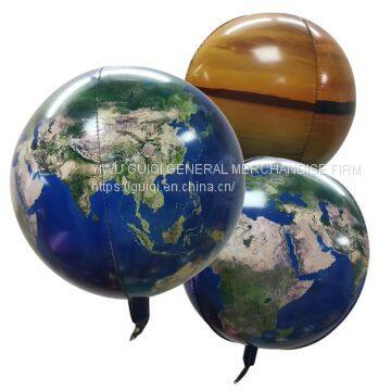 New arrival 22 inch round 4D balloon decoration balloon global balloon sphere baloon in stock fast delivery hot sale