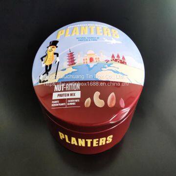 Food Round Metal Tins Lids Round Flat Cookie Tin Candy Chocolate & Cake photo-4