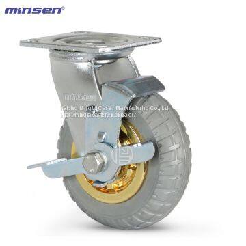 Minsen Heavy-Duty Dual-Shaft Foam Beacon Gray ER Wheel