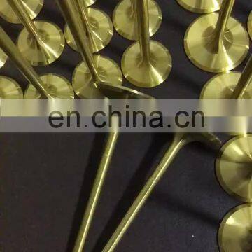 Gold  intake exhaust engine valve