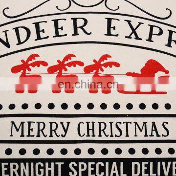 2020 Christmas Gift Bags Large Organic Heavy Canvas Bag Santa Sack Drawstring Bag With Reindeers Santa Claus Sack Bags for Kids photo-6