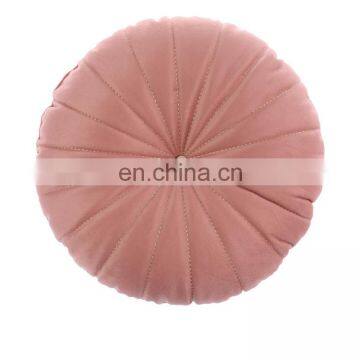 Wholesale Comfortable Fashion Micro Mink Circle Chair Cushions with Button for Living Room