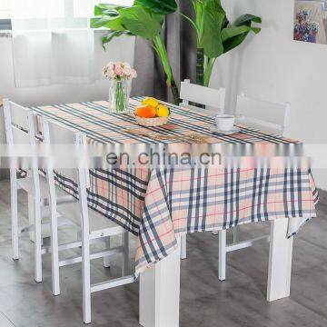 Best Price Good Quality All Over Print Cotton Linen Waterproof Picnic Party Dinner Fancy Table Cloth photo-5