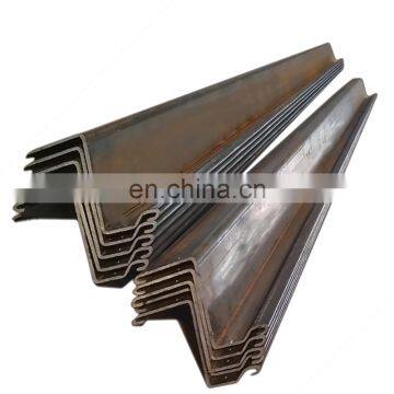 Z profile hot rolled steel sheet piles weight