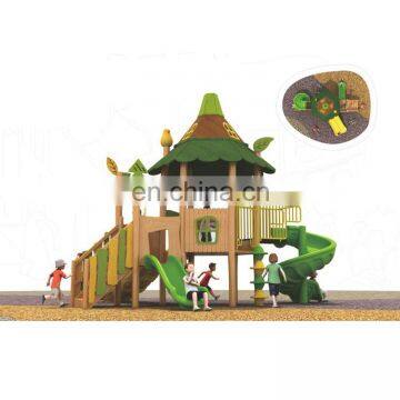 Children Wooden Combination Plastic Slide Outdoor Playground photo-2