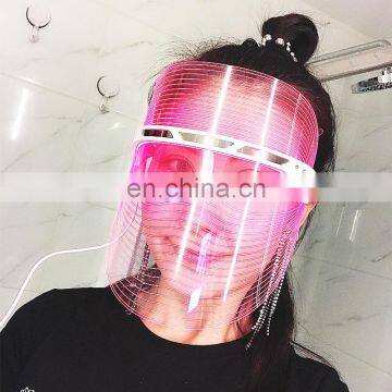 3-х цветная светодиодная терапевтическая маска для лица для фотонного омоложения кожи photo-4
