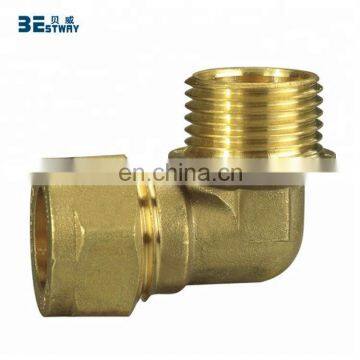 90 Degree Brass Male Threaded Pex Pipe Elbow Fittings