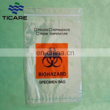 Medical Biodegradable Autoclavable Trash Bin Bags Plastic Biohazard Garbage Waste Transport Specimen Bag photo-4