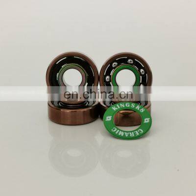 Free Sample High Quality High Rpm Mixed Color RoseGold-Colorful Titanium Miniature Deep Groove Ball Bearings for Skate photo-3