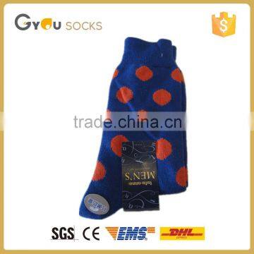 Japan style women winter red pot pattern tube socks in high quality