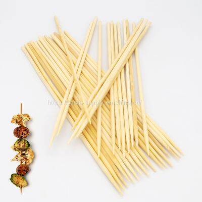 friendly round 1/8 inch bamboo skewer grilling skewers bbq grill sticks