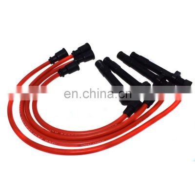 New 4Pcs Spark Plug Ignition Wires Set For Mitsubishi Eclipse 4G61 4G63 4G64