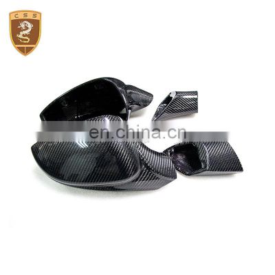 3K Twill Golssy Matte Dry Carbon Fiber Car Side Mirror Cover For Ferra-ri 488