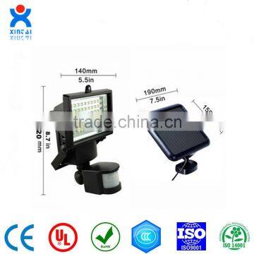 New Design Solar Power PIR Motion Sensor Light LED Floodlight