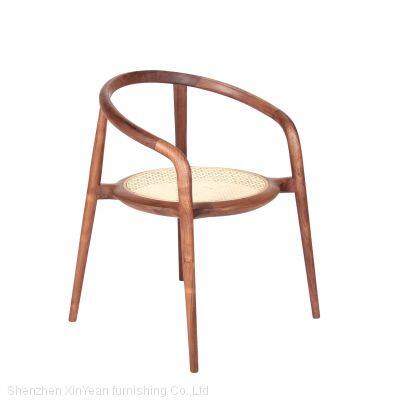 Solid Wood Adirondack Chair Light Oak Table and Chairs Wooden Occasional Chairs Wood Chairs for Home photo-2