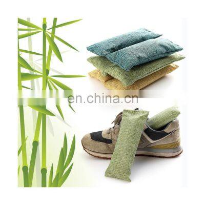 2Pcs/Pack Bamboo Charcoal Bag Set Charcoal Bamboo Bag Smelly Removing Activated Bags Carbon Closets Shoe